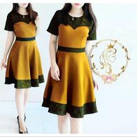 Gambar DRESS WANITA CASUAL DAN MODERN KEKINIAN BAHAN BALOTELI BRUKAT-ANGELA dari EmiliaTshop Kota Administrasi Jakarta Barat 2 Tokopedia