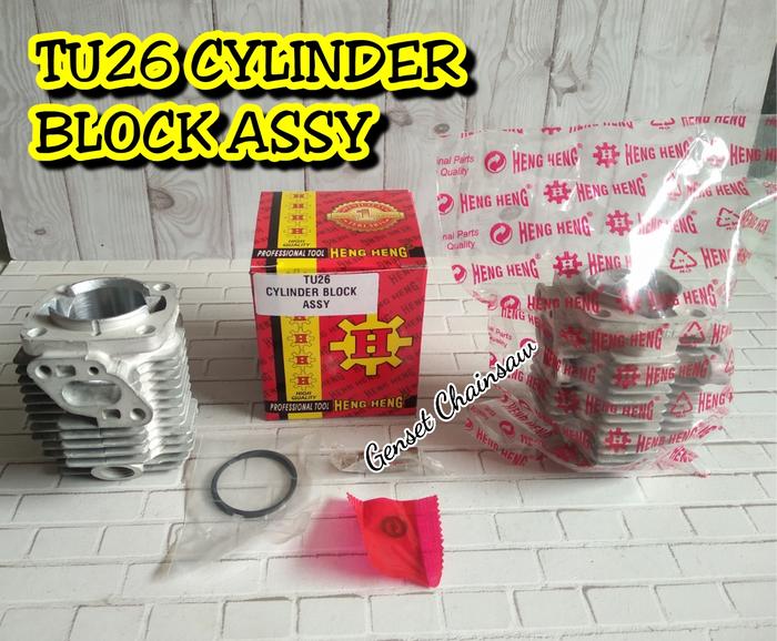 Gambar cylinder block assy TU26 set diameter 33mm mesin 2tak semprot hama dari GENSET CHAINSAW Kota Administrasi Jakarta Barat Tokopedia