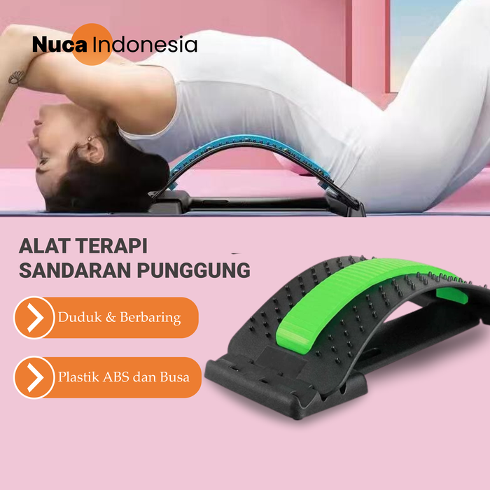 Gambar Alat Terapi Sandaran Pinggang Punggung Lumbar Spinal Stretching dari Nuca Indonesia Kota Administrasi Jakarta Barat Tokopedia