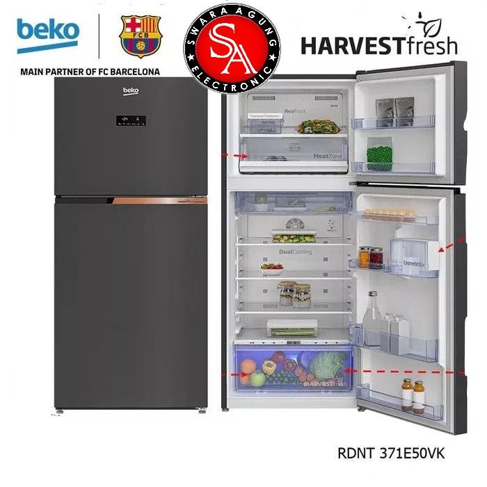 Kulkas 2 Pintu Inverter 371 Liter Type: RDNT-371E50VK (Khusus Medan) 2