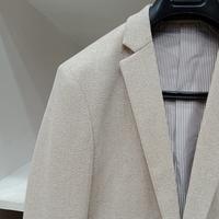 Gambar blazer pria casual slimfit jas pria cream mewah bahan wool import dari NAKCOGA Kota Administrasi Jakarta Selatan 3 Tokopedia