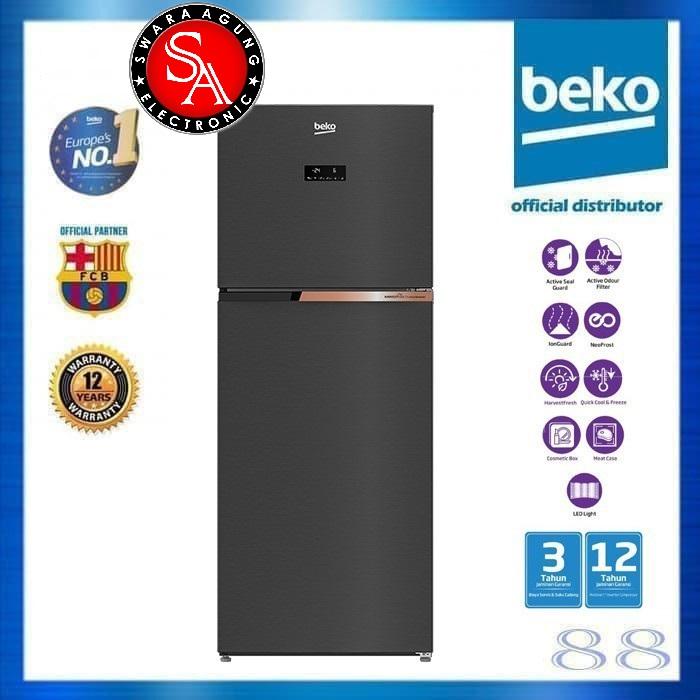 Kulkas 2 Pintu Inverter 371 Liter Type: RDNT-371E50VK (Khusus Medan) 0
