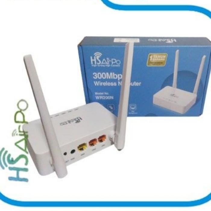 Gambar HS AIRPO WR200N 300Mbps Wireless N Router dari Jalan Online Kota Bandung Tokopedia