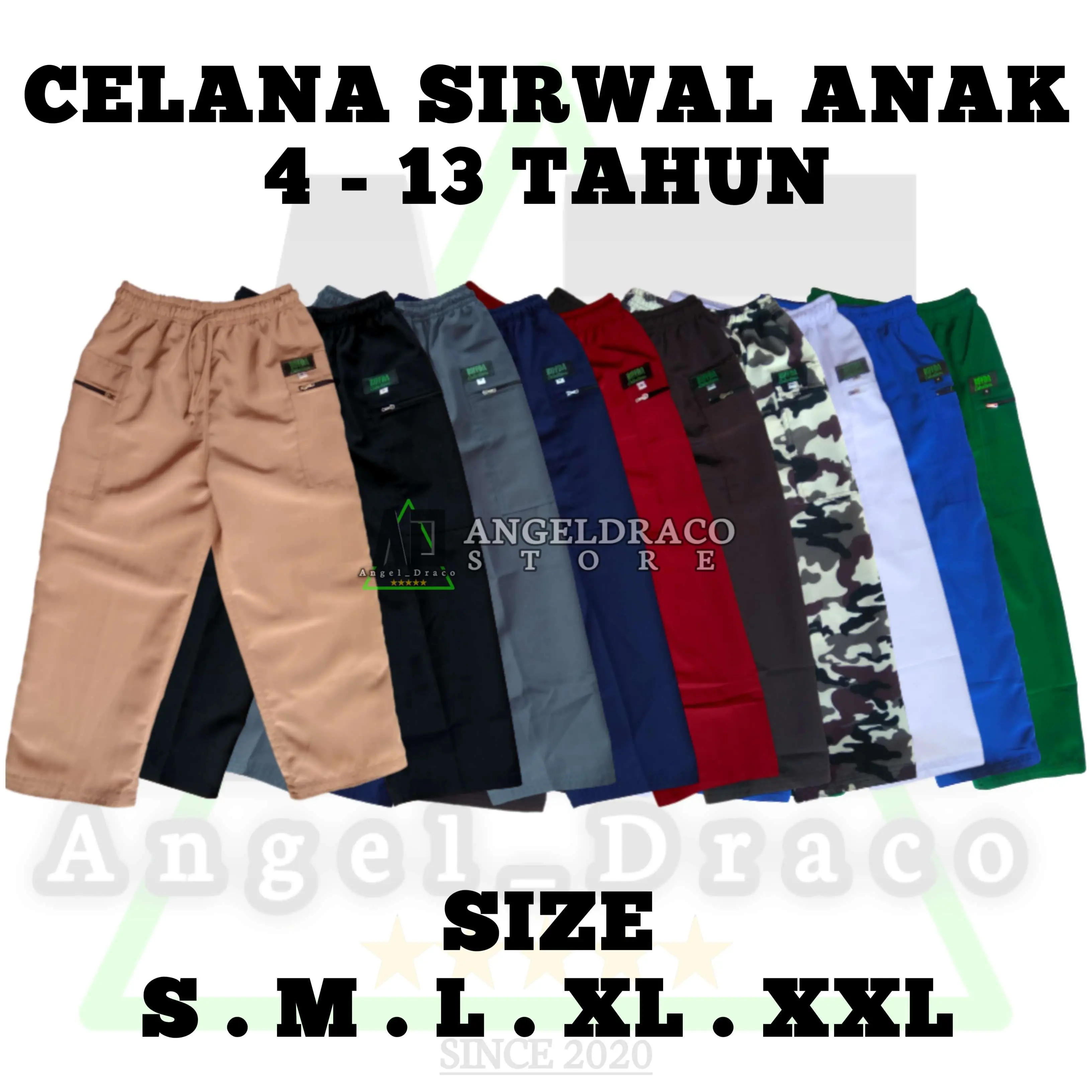 CELANA PANGSI SIRWAL ANAK MURAH TERLARIS / CELANA PANGSI ANAK Fashion