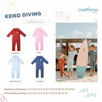 Gambar Lee Vierra Keiko Long Sleeves Diving, Baju Renang Anak - Pink, 6-18Months dari leevierrakids Kota Administrasi Jakarta Utara 1 Tokopedia