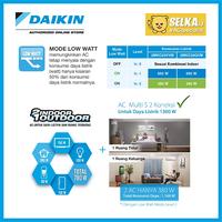 Gambar DAIKIN AC MULTI-S 2MKC30QVM (1/2 PK + 1/2 PK) INVERTER PUTIH - Unit Only dari Selka ID Specialist AC Kota Administrasi Jakarta Barat 5 Tokopedia