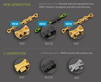 Gambar KMC X12 Chain - SILVER - Rantai 12 Speed dari Hobby One Kota Bandung 3 Tokopedia