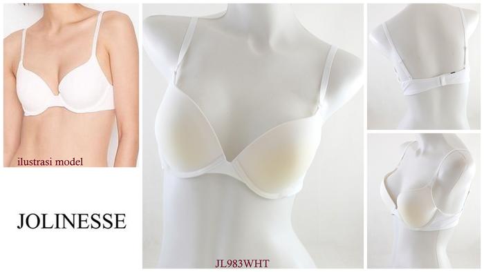 Gambar Bra Wanita Brand JOLINESSE Putih Kawat Full Cup Busa Tebal JL983WHT dari UFORIA BRA Kota Administrasi Jakarta Barat Tokopedia