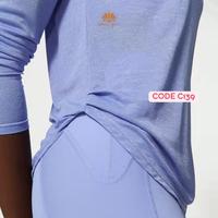 Gambar Baju Kaos Yoga Senam Olahraga Lengan Panjang Wanita Dry Fit C139 dari Unique Yoga Bali Kota Denpasar 4 Tokopedia