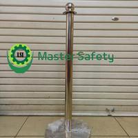 Gambar Tiang Antrian Stainless Original Produk Berkualitas100% dari LSI SAFETY Kota Administrasi Jakarta Barat 1 Tokopedia