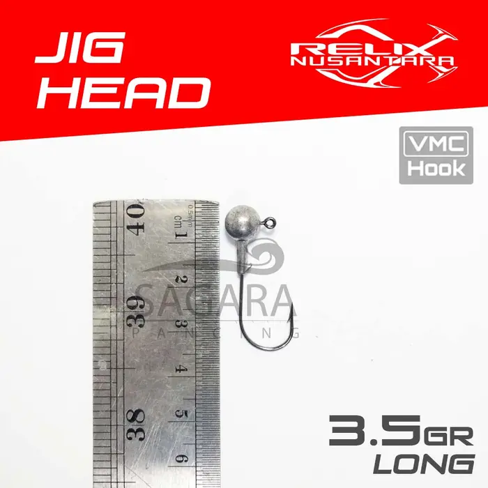 Gambar Kail Pancing Jig Head Hook Softlure Kail Softlure Relix Nusantara dari Sagara Pancing Kab. Sukabumi 5 Tokopedia