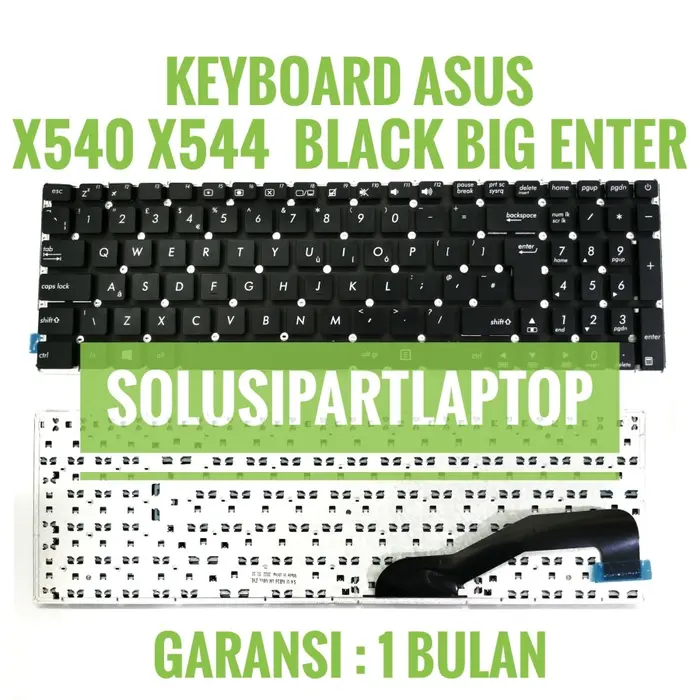 Gambar Keyboard Asus X540 X540L X544 R450L F540 A540 K540 D540 UK Enter Besar dari SOLUSIPARTLAPTOP Kota Tangerang 3 Tokopedia