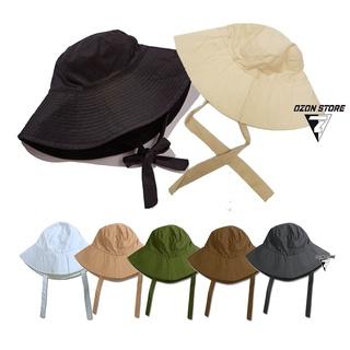Gambar ( COD ) WIDE BUCKET HAT selebgram aksen tali /Bucket peniti/Topi Rimba dari BajuPolosBekasi Kota Bekasi Tokopedia