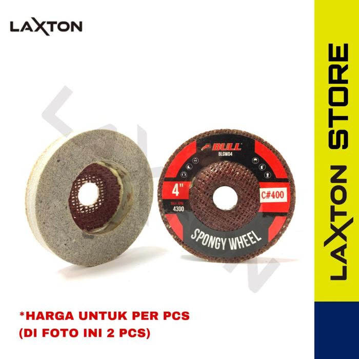 Gambar Bull Spongy Wheel Batu Ampalas Gerinda Poles 4 dari Laxton Store Kab. Magelang Tokopedia