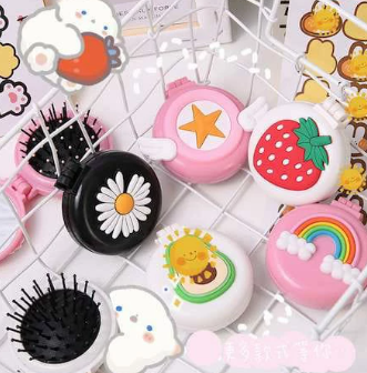Gambar Cermin Kaca Dan Sisir Travel Karakter Lucu dari Crownies Kota Surabaya Tokopedia