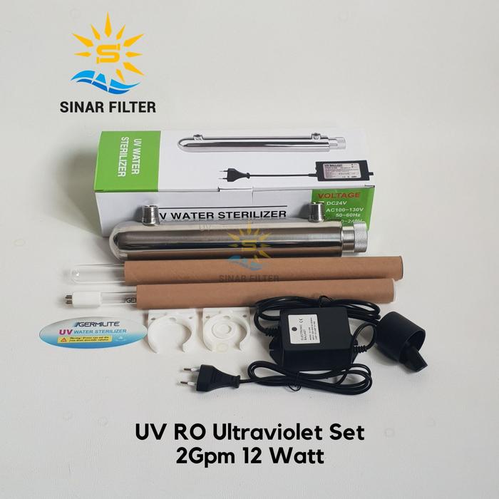 Gambar Germilite UV Set 2 gpm Ultraviolet set 12 - 16 Watt Reverse Osmosis dari Sinar Filter Kota Palembang Tokopedia