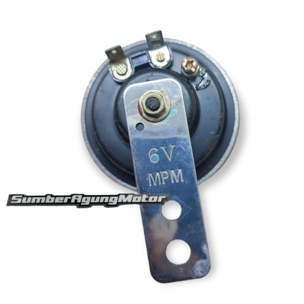 Gambar KLAKSON 6V 6VOLT UNIVERSAL HONDA WIN RXS V80 C70 C700 PISPOT dari Sumber Agung Motor Kab. Magelang Tokopedia