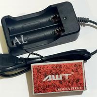 Gambar Paket Lengkap Charger 2 Slot kabel dan Baterai AWT RAINBOW 18650 dari aksesorislaku Kota Administrasi Jakarta Pusat 5 Tokopedia