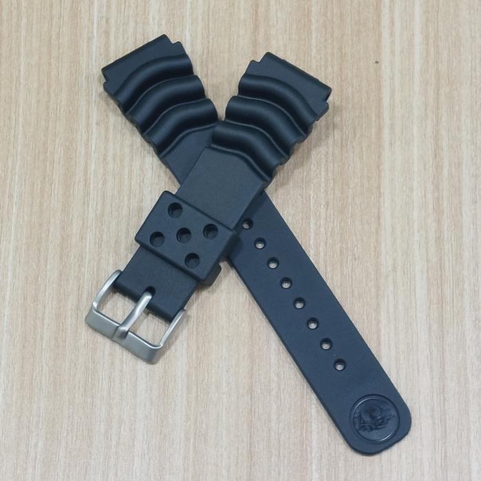 Gambar Tali Rubber Hitam Lug width 22 mm dari Seikowatch Kota Administrasi Jakarta Pusat Tokopedia