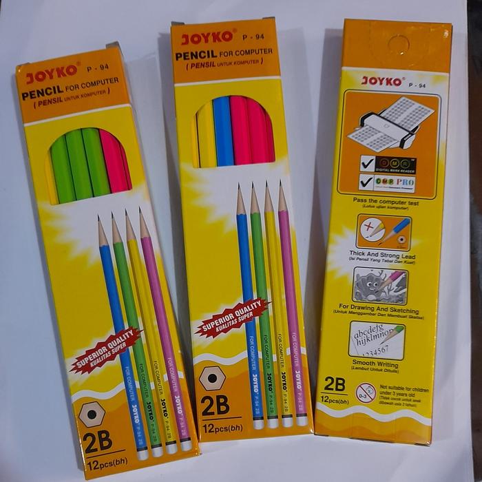 Gambar 1 PAK (12 PCS) PENSIL / PATLOT 2B JOYKO ORIGINAL dari SUMBER DUIT 999 Kota Bandung Tokopedia