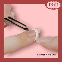 Gambar STIKER PUTIH Manicure Nail Art Tips Panduan KLIP PELINDUNG KUKU dari SHOPESCE Kota Surabaya 2 Tokopedia