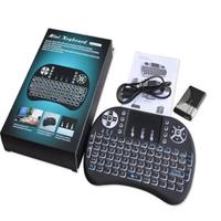 Gambar Keyboard Mini Wireless 2.4 GHz untuk smart TV Android Backlight dari Kios Komputer Kota Malang 1 Tokopedia