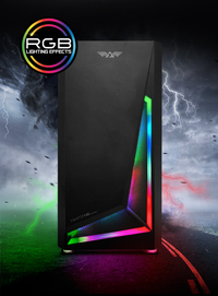 Gambar Armageddon Nimitz N5 Aurora RGB Black Case Tempered Glass - No PSU dari SimoneComindo Kota Medan 2 Tokopedia