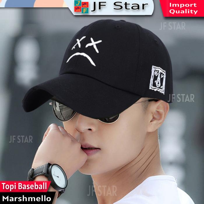 Gambar Topi Baseball Import Pria Wanita Snapback Hat Marshmello Emoticon Sad dari Toko Jf Star Kota Administrasi Jakarta Barat Tokopedia