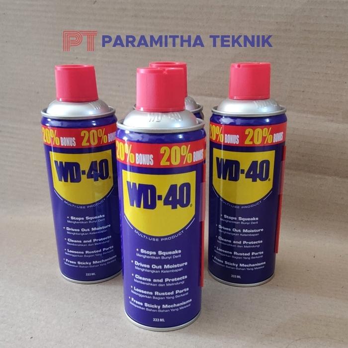 Gambar WD40 333 ml / wd 40 333ml / cairan pelumas anti karat wd-40 dari Paramitha Teknik Kota Administrasi Jakarta Utara Tokopedia