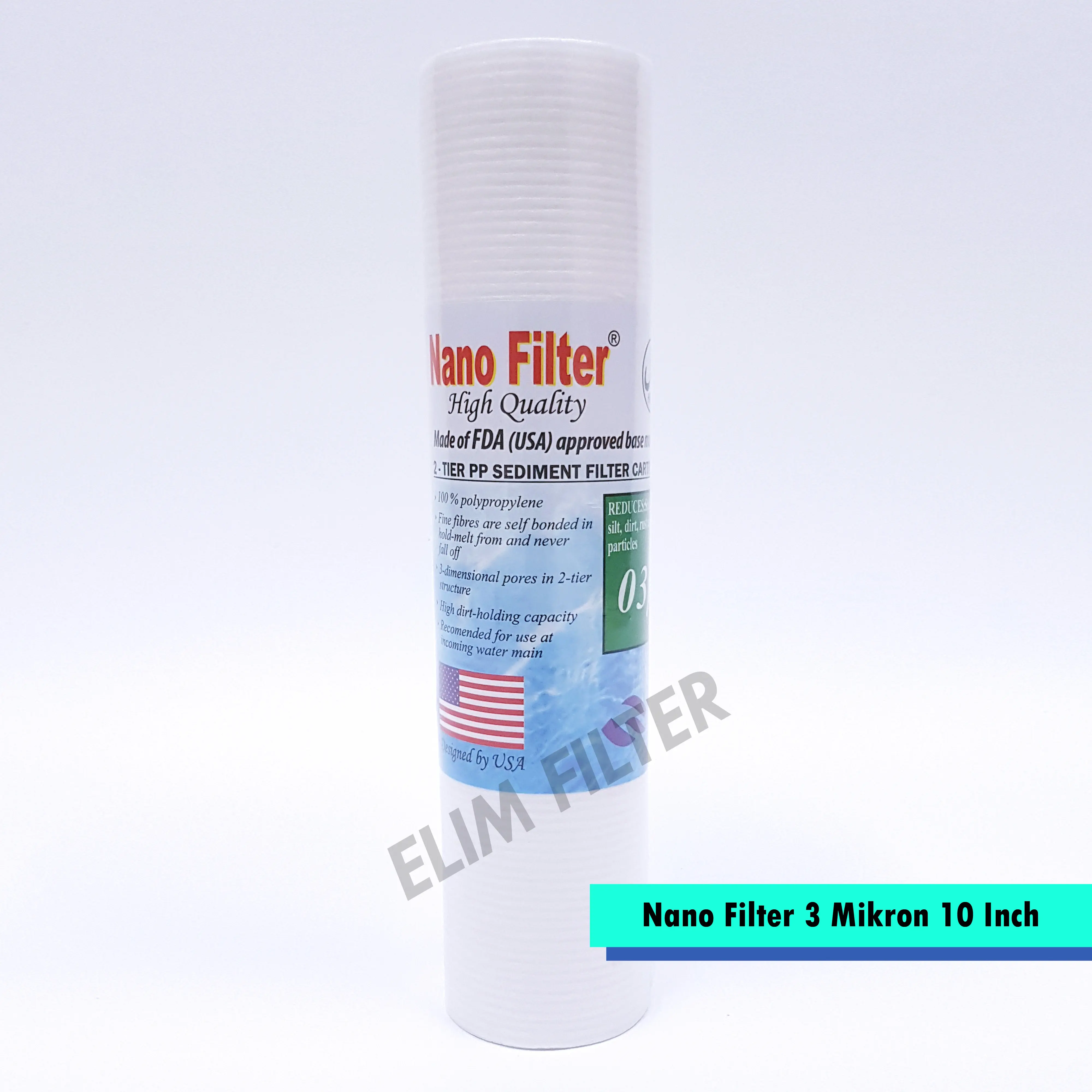 Nano Filter 10in 3 Mikron