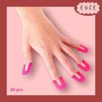 Gambar STIKER PUTIH Manicure Nail Art Tips Panduan KLIP PELINDUNG KUKU dari SHOPESCE Kota Surabaya 4 Tokopedia
