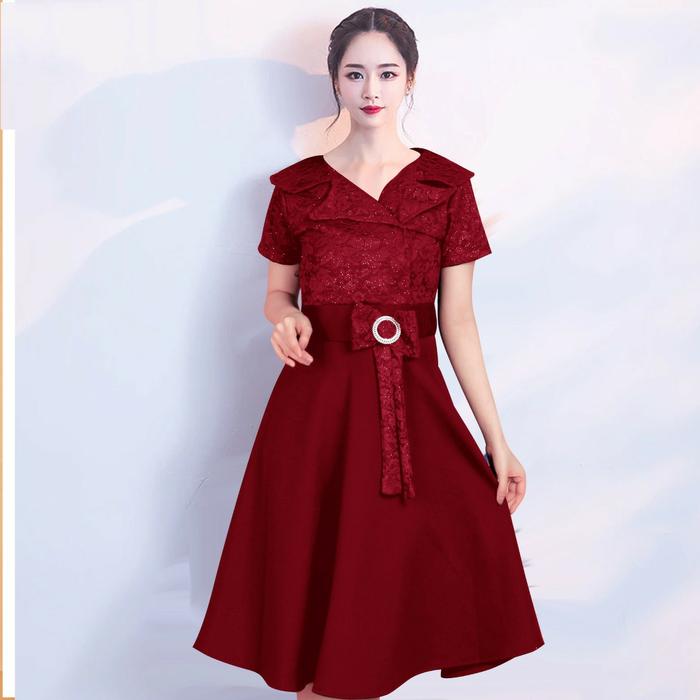 Gambar DRESS WANITA DEWASA CASUAL DAN MODERN KEKINIAN-YUN dari EmiliaTshop Kota Administrasi Jakarta Barat Tokopedia