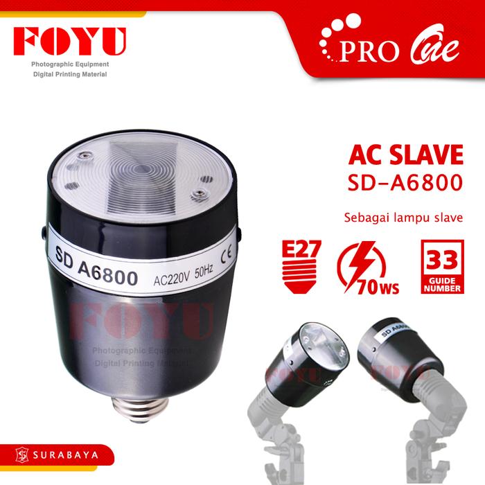 Gambar AC Slave Studio Flash Pro One SD-A6800 dari Foyu Photo Kota Surabaya Tokopedia