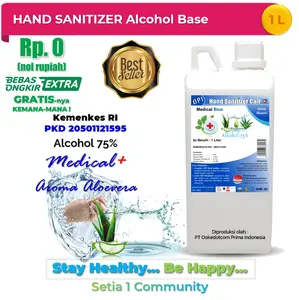 Hand Sanitizer Cair/Spray Aroma Sesuai Selera 1 Liter Standar WHO