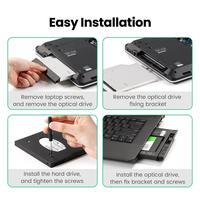 Gambar UGREEN 70657 SATA HDD SSD Universal Caddy For 9.5mm Notebook Tray - UGREEN 70657 dari GADVENTIA Kota Administrasi Jakarta Barat 5 Tokopedia