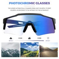 Gambar Kacamata Sepeda KAPVOE EUGENE REVO Photochromic Cycling Sunglasses - 01 Black Blue dari Fittobike Kota Surabaya 3 Tokopedia