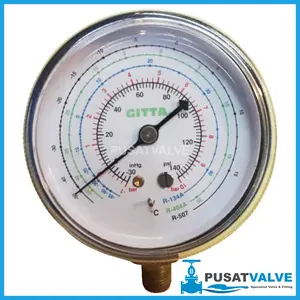 Pressure Gauge - Manometer Freon