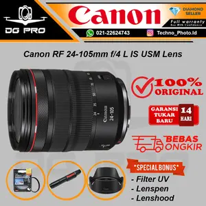 Canon RF 24-105mm f4L IS USM Lens - 24-105mm F4 L Lensa EOS RP - EOS R