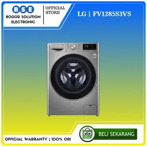 Mesin Cuci LG 8.5 kg Front Loading FV1285S3VS // LG Fv1285s3vs Steam