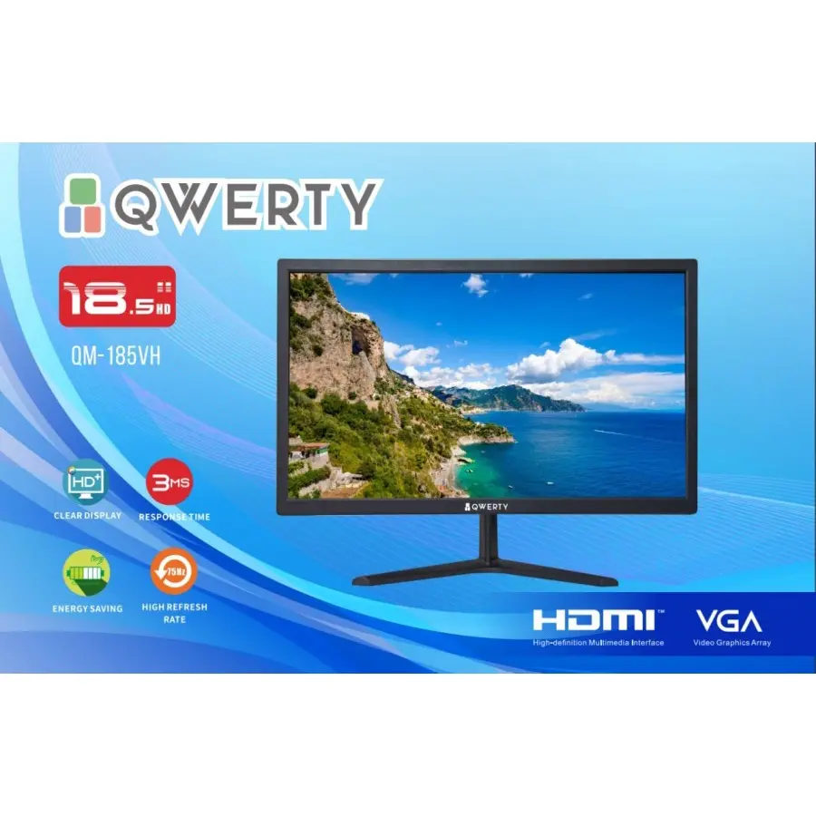 MONITOR LED QWERTY 19 Inch VGA HDMI