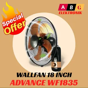 KIPAS ANGIN DINDING ADVANCE WALL FAN 18 INCH 18" WF1835 NEW MODEL