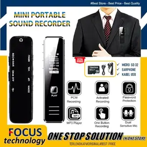 Alat Perekam Suara Digital Voice Recorder USB 32GB MP3 Player