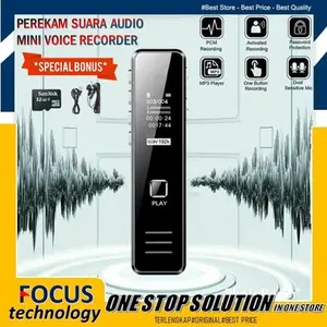 Voice Recorder 32GB Perekam Suara Audio Digital Mini USB