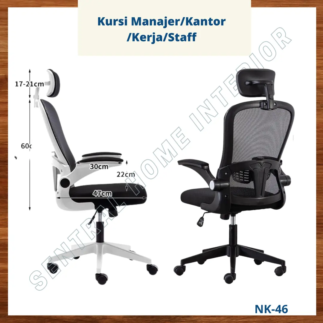 Kursi Jaring Manajer/Kerja/Kantor Import Adjustable Seat | NK-46