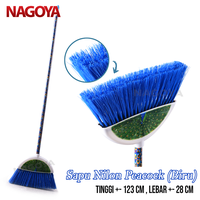 Gambar Sapu Nilon Peacock Sapu Plastik Sapu Lantai Broom biru Nagoya 820 dari warungtools Kota Administrasi Jakarta Utara 1 Tokopedia