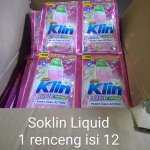 So Klin Liquid Renceng / Soklin Detergent Cair