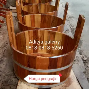 ember kayu/spa buat rendam