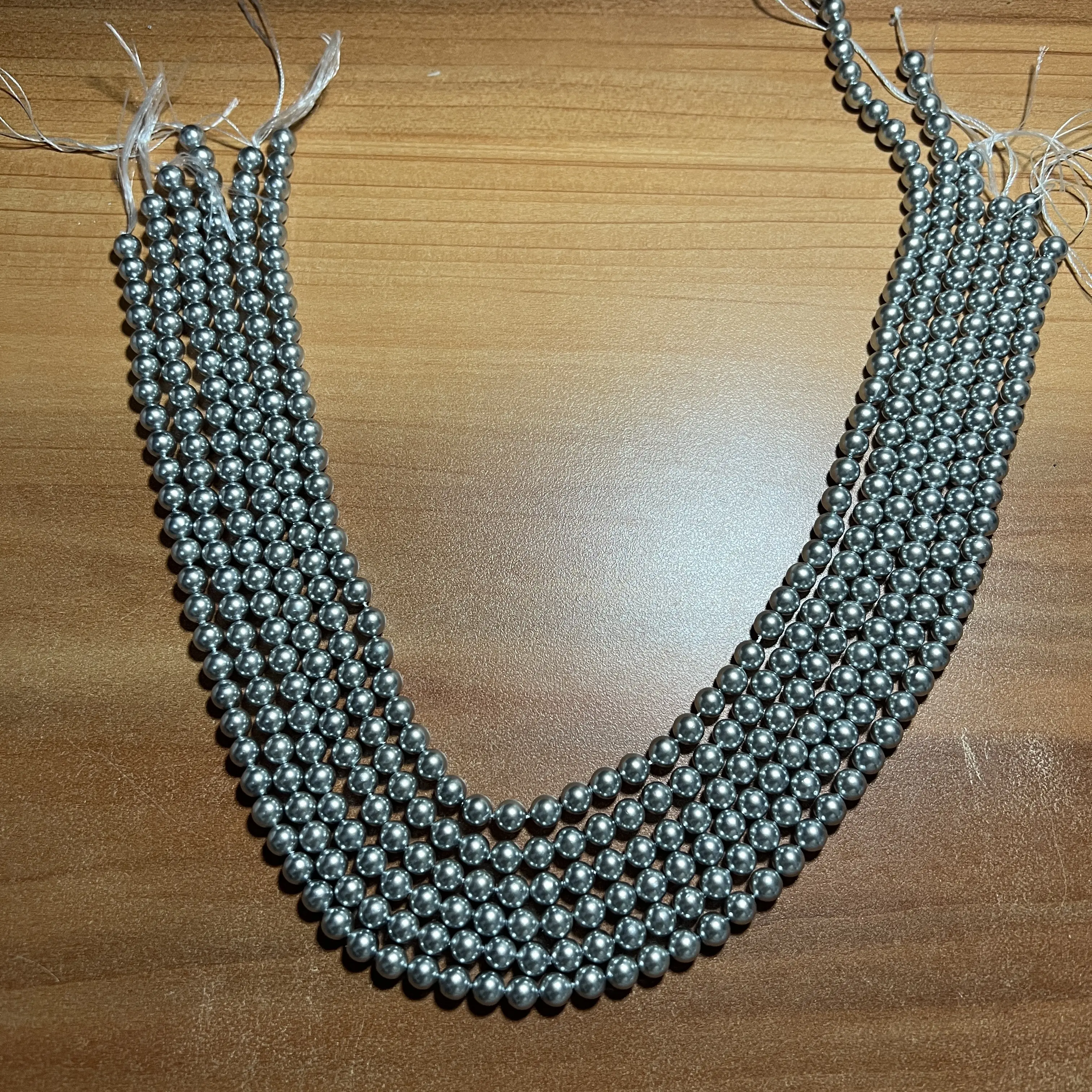 Mutiara Shell 6mm (35) (silver)
