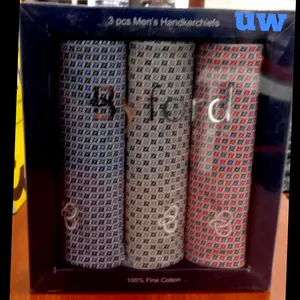 sapu tangan pria/wanita isi 3. by Ford bahan katun 100%. original