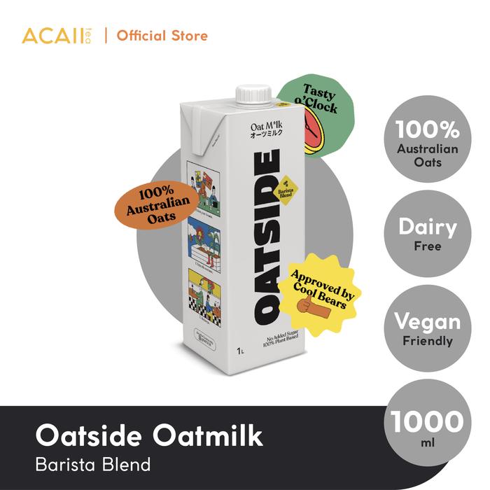 Gambar Oatside Oatmilk Barista Blend (1000ml) dari Acaii Tea Official Shop Kota Administrasi Jakarta Barat Tokopedia